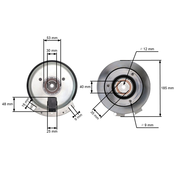 Sprzęgło elektromagnetyczne do ciągników ogrodowych Husqvarna Jonsered Poulan Ariens Axxom Elektrolux John Deere MTD Viking (OEM 00574200)