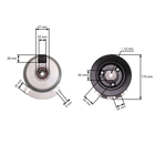 Sprzęgło elektromagnetyczne do ciągników ogrodowych Husqvarna Jonsered Poulan Ariens Axxom Elektrolux John Deere MTD Viking (OEM 00617400)