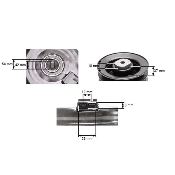 Sprzęgło elektromagnetyczne do traktorków ogrodowych AlkoT13 T15 T17 Castelgarden TC92 TC102 (OEM 464115 514876 118399061/0)