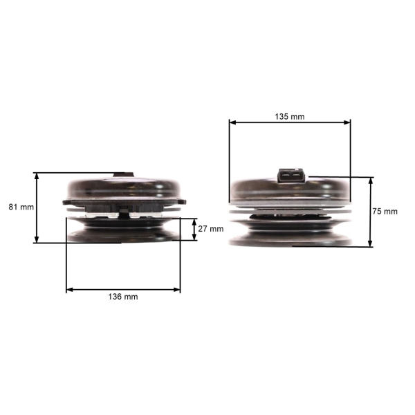 Sprzęgło elektromagnetyczne do traktorków ogrodowych Husqvarna Jonsered Poulan AYP ROPER Castelgarden Etesia Honda Simplicity Stiga (OEM 532145028)
