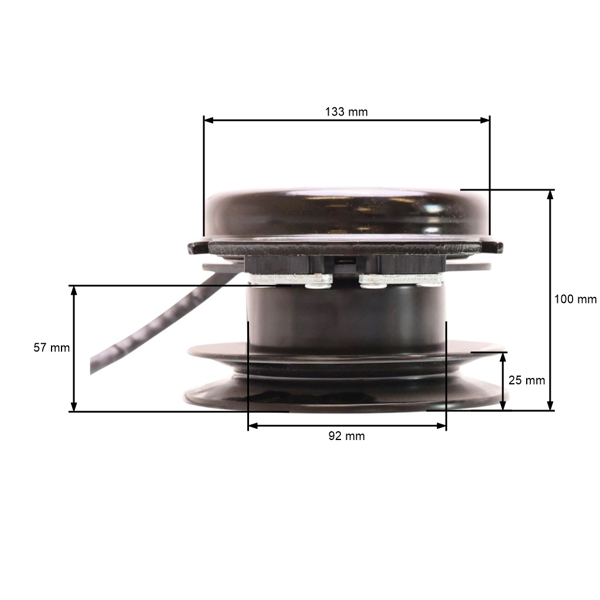 Sprzęgło elektromagnetyczne do traktorków trawnikowych MTD 1440 1641 2182 LTX1042 CubCadet LT1040 LT1045 Oryginalna część Warner (OEM 717-04163A 917-04163A 5217-32)