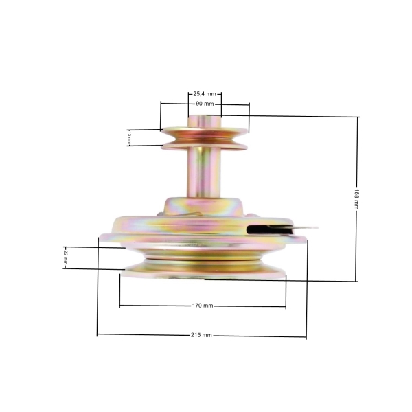 Sprzęgło mechaniczne do traktorków trawnikowych Gutbrod Bolens Lawnflite MTD Yardman Blackline Motec Sunline (OEM 753-06346)