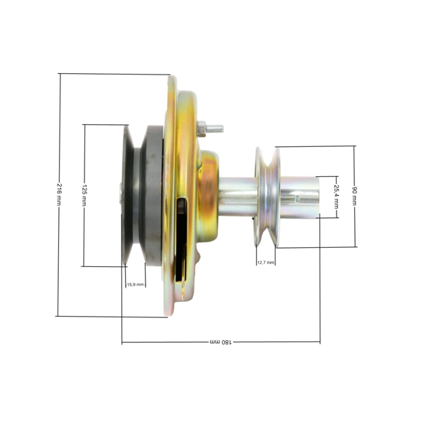 Sprzęgło mechaniczne Husqvarna Jonsered Poulan Partner Craftsman do ciągnika ogrodowego (OEM 532170163)