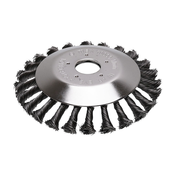 Stalowa szczotka do chwastów do kosy i podkaszarki