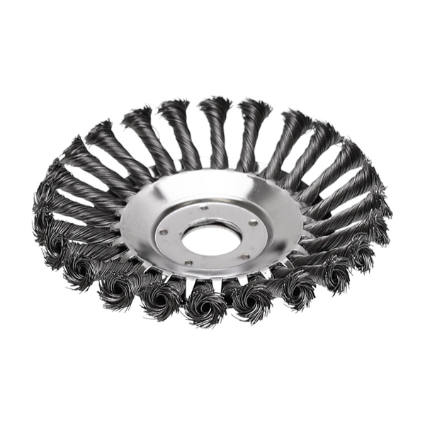 Stalowa szczotka do chwastów do kosy i podkaszarki