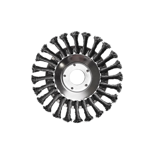 Stalowa szczotka do chwastów do kosy i podkaszarki