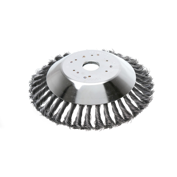 Stalowa szczotka do chwastów o wymiarach 20 cm x 25,4 mm do kosy i podkaszarki