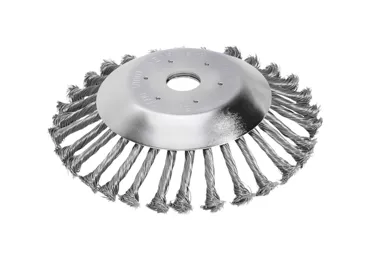 Stalowa szczotka do chwastów o wymiarach 20 cm x 25,4 mm do kosy i podkaszarki