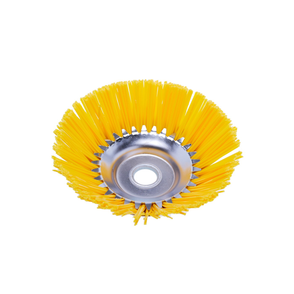 Szczotka nylonowa do wykaszarki i podkaszarki silnikowej średnica 20 cm otwór 25,4 mm