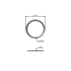 Tarcza stalowa tnąca 60 zębów do kos i podkaszarki silnikowej