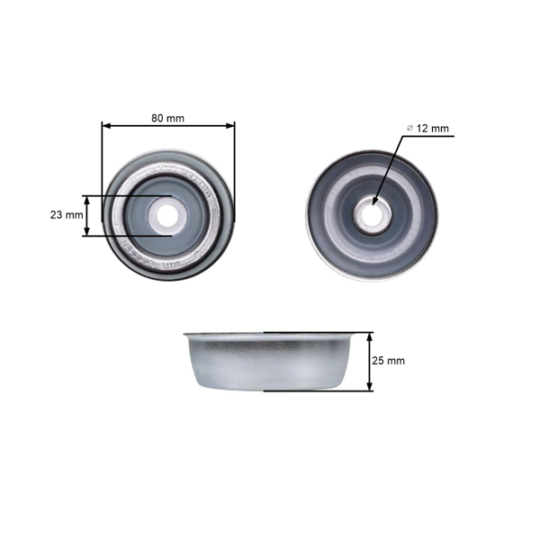 Tarcza talerzowa kosiarki do kosy Stihl FS74 FS87 FS108 FS120 FS130 FS250 HT250 (OEM 41267133100)