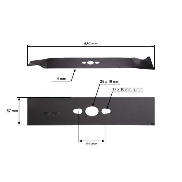 Tarcza tnąca do pilarek NAC Ryobi LS53 53 cm (5131037205, LS53-EA190)