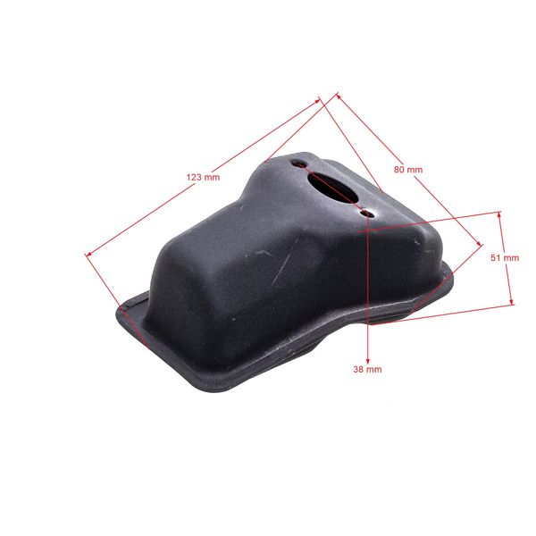 Tłumik do chińskich pił łańcuchowych i pił z marketów hobbystycznych z silnikiem 38cc