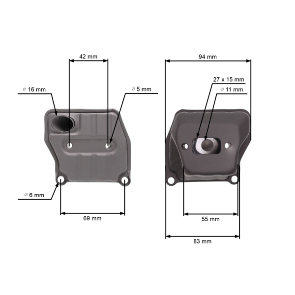 Tłumik do chińskich pił łańcuchowych o pojemności silnika 45cc 52cc 58cc