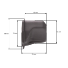 Tłumik do chińskich pił łańcuchowych o pojemności silnika 45cc 52cc 58cc