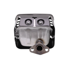 Tłumik model HD do silników Honda GX110 GX120 GX140 GX160 Zongshen 168FB (OEM 18300-ZE1-900 18310ZF1000 18310-ZE1-000 18310-ZE1-010 18310-ZF1-000)