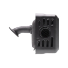 Tłumik typ 2 do silników Honda GX110 GX120 GX140 GX160 Zongshen 168FB (OEM 18300-ZE1-900 18310ZF1000 18310-ZE1-000 18310-ZE1-010 18310-ZF1-000)