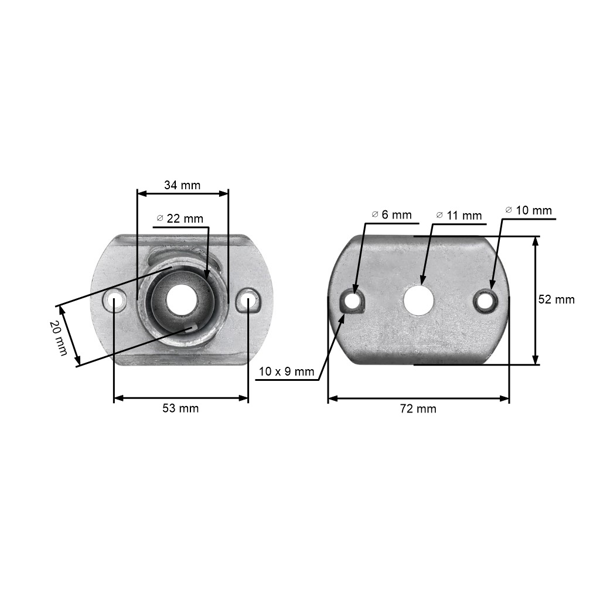Uchwyt noża koszącego do chińskich pił łańcuchowych i kosiarek hobbystycznych Faworyt Sanli Satton