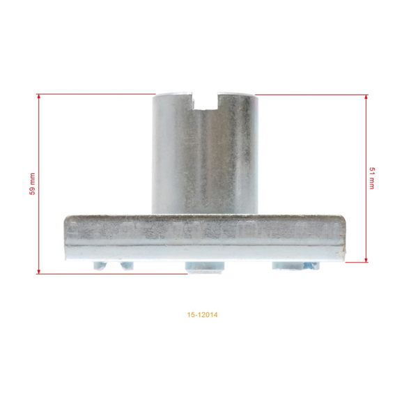 Uchwyt noża koszącego do chińskich pił łańcuchowych i kosiarek z marketów hobbystycznych Faworyt NAC Urus Lider GYK46 GYK51