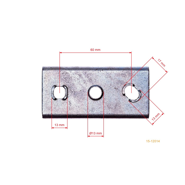 Uchwyt noża koszącego do chińskich pił łańcuchowych i kosiarek z marketów hobbystycznych Faworyt NAC Urus Lider GYK46 GYK51