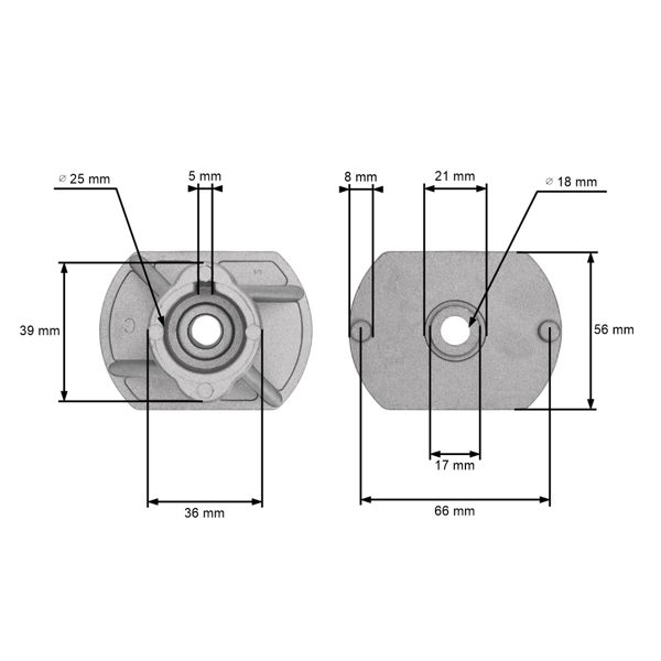 Uchwyt noża koszącego do kosiarek silnikowych Castel Garden Stiga (OEM 122463020/0 22463020 22463020/0 1111-9179-01 1111917901)