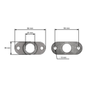 Uchwyt noża koszącego do traktorków MTD (OEM 748-0300 748-0300B)