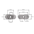 Uchwyt noża koszącego MTD Gutbrod Yardman Bolens (OEM 748-0376C)