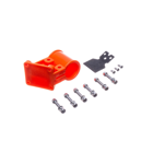 Uchwyt osłony głowicy sznurkowej na rurę nośną o średnicy 28 mm do kos spalinowych chińskich i wykaszarek z rynku hobbystycznego