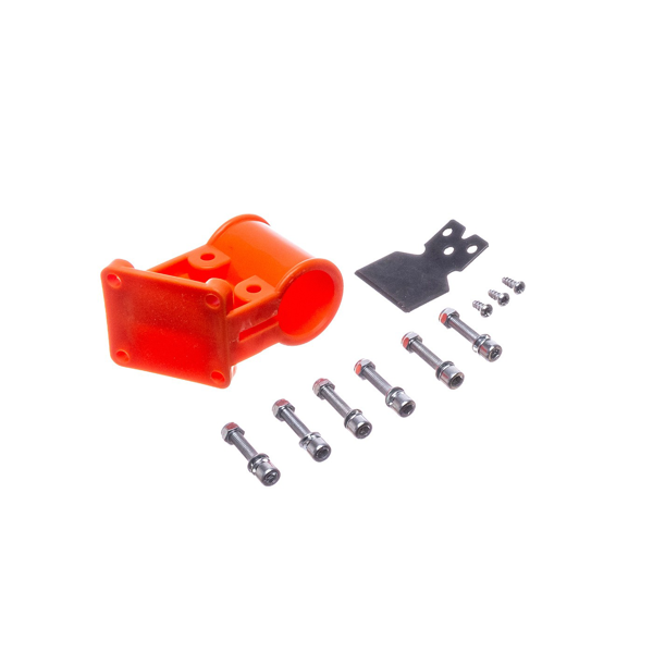 Uchwyt osłony głowicy sznurkowej na rurę nośną o średnicy 28 mm do kos spalinowych chińskich i wykaszarek z rynku hobbystycznego