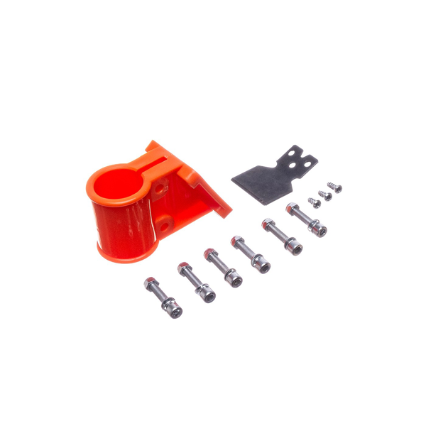 Uchwyt osłony głowicy sznurkowej na rurę nośną o średnicy 28 mm do kos spalinowych chińskich i wykaszarek z rynku hobbystycznego