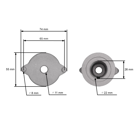 Uchwyt ostrza do koszenia dla Marina Marazini Boss Sterwins MTD Yard Machines Bolens Kosiarki do trawy (OEM CP053274B25 CP053274 CP053274A CP053273A)