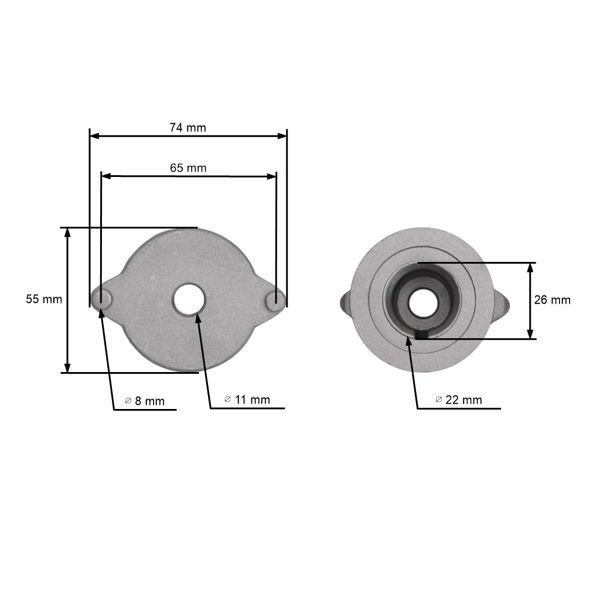Uchwyt ostrza do koszenia dla Marina Marazini Boss Sterwins MTD Yard Machines Bolens Kosiarki do trawy (OEM CP053274B25 CP053274 CP053274A CP053273A)