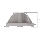 Uchwyt ostrza kosiarki do Castel Garden Stiga Viking Honda Dolmar Brill Sabo Solo (OEM 25463200/0 1136-0221-01 1134-9159-01 664 463 200 25463200)