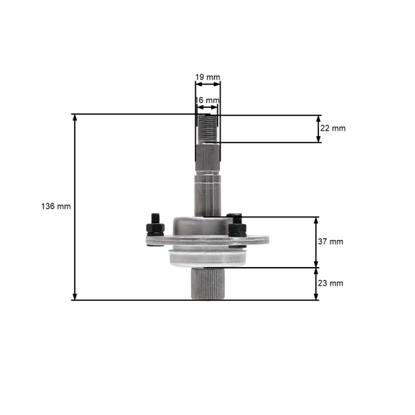 Uchwyt ostrza kosiarki do ciągników ogrodowych MTD Gutbrod Golf Turbo Silent Castorama Central Park Fleurelle Floraself Agria Mastercut Brill (OEM 717-0900 753-05405)