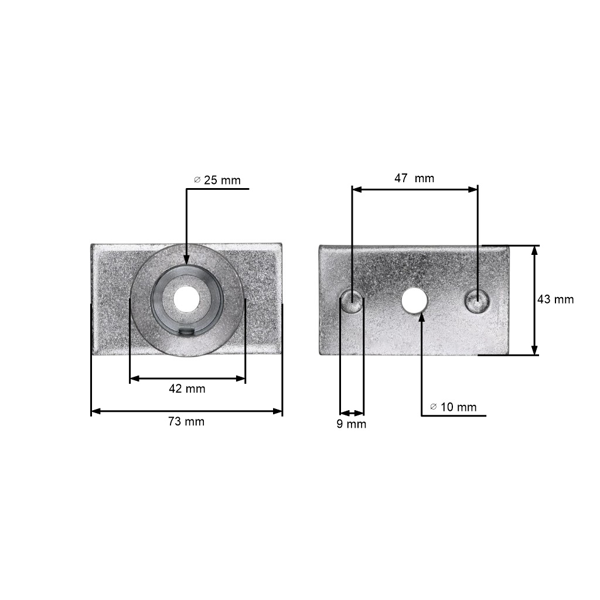 Uchwyt ostrza kosiarki do Husqvarna Craftsman Poulan Weed Eater Partner McCulloch Ryobi (OEM 532184590 532418373 532193707 532420097 184590)
