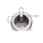Uchwyt ostrza kosiarki do kosiarek MTD Cub Cadet Wolf Troy-Bilt EFCO OLEO-MAC Oleomac Kosiarki (OEM 748-04096)