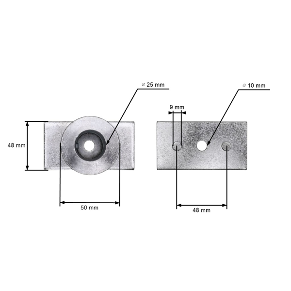 Uchwyt ostrza kosiarki do oryginalnej części Husqvarna Jonsered Partner McCulloch Craftsman (OEM 532421176 532085543 532189179 189179 421176)