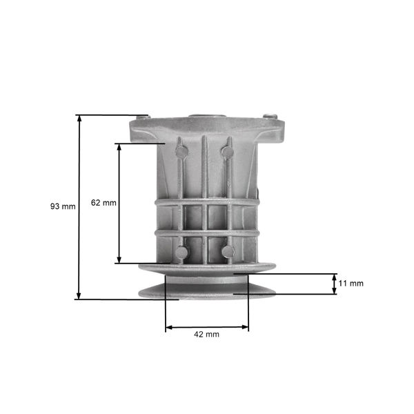 Uchwyt ostrza kosiarki serii Emak Efco OLEO-MAC Oleomac 53T MAX 53 MAX (OEM 703 90 652 70390652 748-0293 753-0343B)