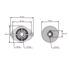 Uchwyt ostrza kosiarki serii Emak Efco OLEO-MAC Oleomac 53T MAX 53 MAX (OEM 703 90 652 70390652 748-0293 753-0343B)