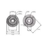 Uchwyt ostrza koszącego do pił łańcuchowych Husqvarna Partner (OEM 516842000)