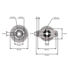 Uchwyt ostrza koszącego do pił łańcuchowych Stihl Viking (OEM 61187025001)