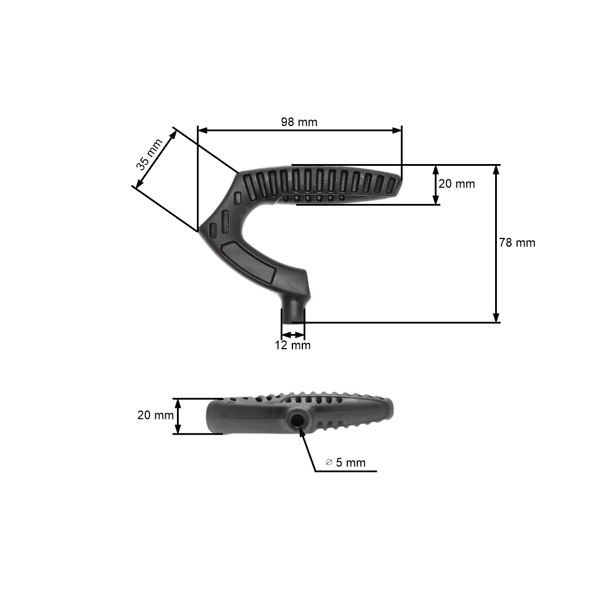 Uchwyt rozrusznika do silników Briggs & Stratton (OEM 799716 795426)