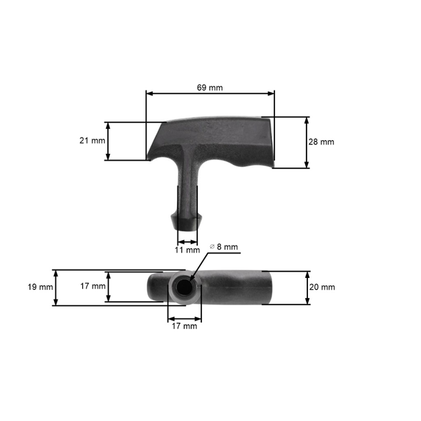 Uchwyt rozrusznika do silników Briggs & Stratton serii 600 (OEM 281434S 795426 281434)