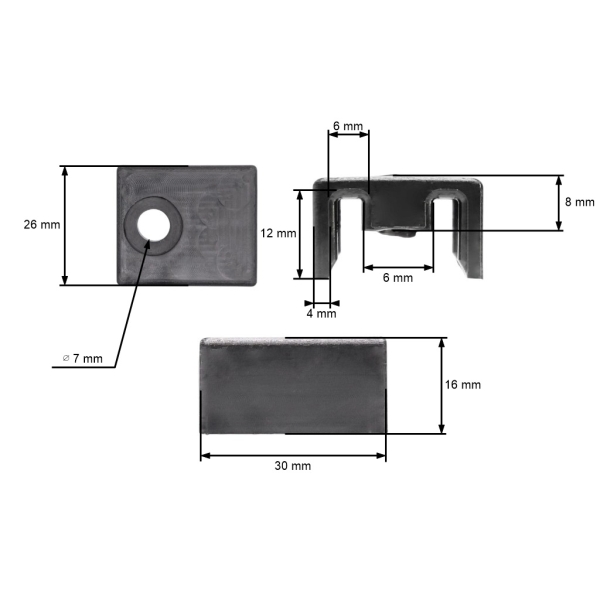 Uniwersalna końcówka kabla do kosiarek silnikowych