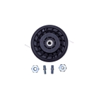 Uniwersalna półautomatyczna głowica żyłkowa o średnicy zewnętrznej 118 mm do kosy i podkaszarki z zestawem adapterów