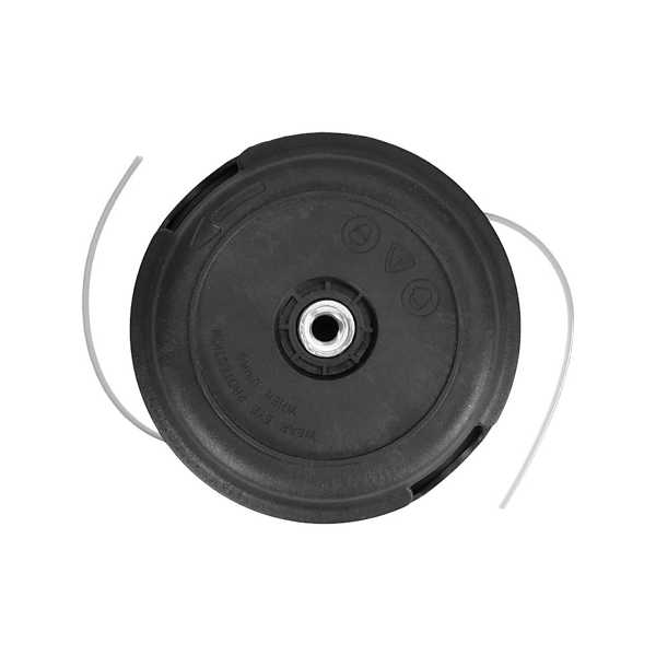 Uniwersalna półautomatyczna głowica żyłkowa o średnicy zewnętrznej 130 mm do wykaszarek i podkaszarki z zestawem adapterów