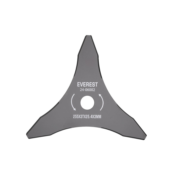 Uniwersalna tarcza tnąca ze stali 3 rozmiary zębów 255 mm x 3,0 mm otwór 25,4 mm do kos i podkaszarki