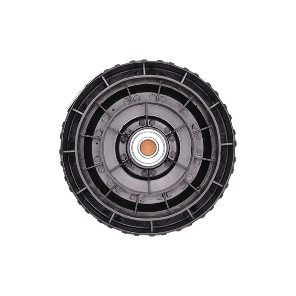 Uniwersalne kółko plastikowe z łożyskiem do kosiarek silnikowych i elektrycznych o średnicy 150 mm