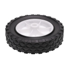 Uniwersalne koło plastikowe do kosiarek silnikowych i elektrycznych o średnicy 150 mm z gumową oponą