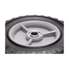 Uniwersalne koło plastikowe z łożyskiem do kosiarek silnikowych i elektrycznych o średnicy 150 mm z gumową oponą